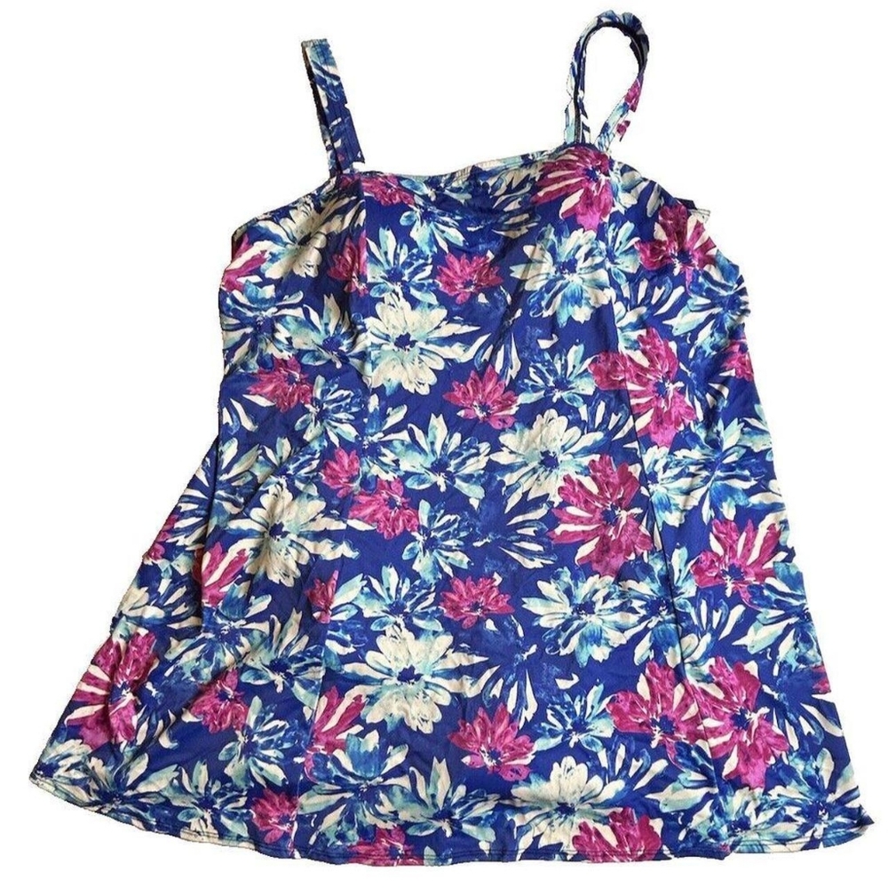 Swimsuits For All Women's Multi Floral Pattern Swimsuit-one-piece